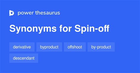 spin off synonym